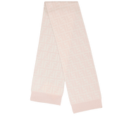 Fendi bufandas de niñas de niñas rosa claro