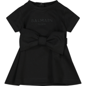 Balmain baby piger kjole sort