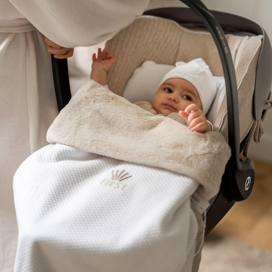 First Baby Deken Teddy Beige ONE