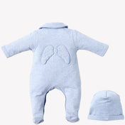 First Baby Unisex Box Anzug hellblau