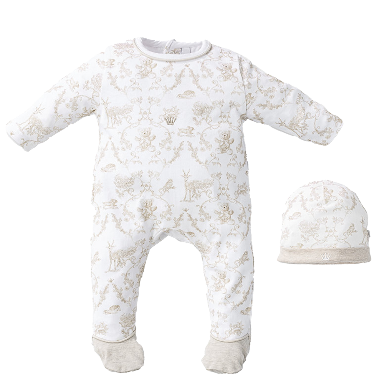First Bambino Unisex Tuta in scatola Bianco