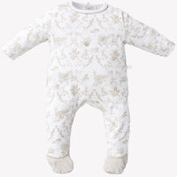 First Bambino Unisex Tuta in scatola Bianco