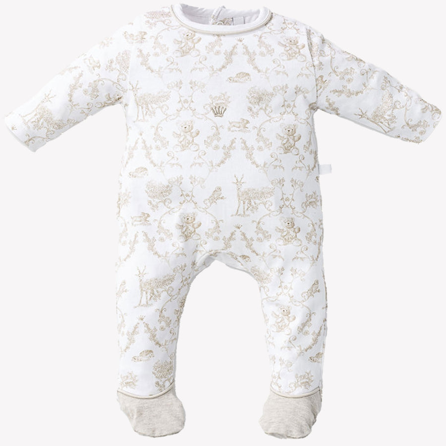 First Bambino Unisex Tuta in scatola Bianco
