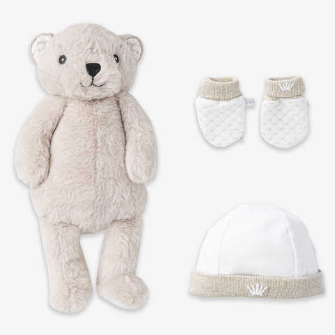First Teddybear Giftset in Beige