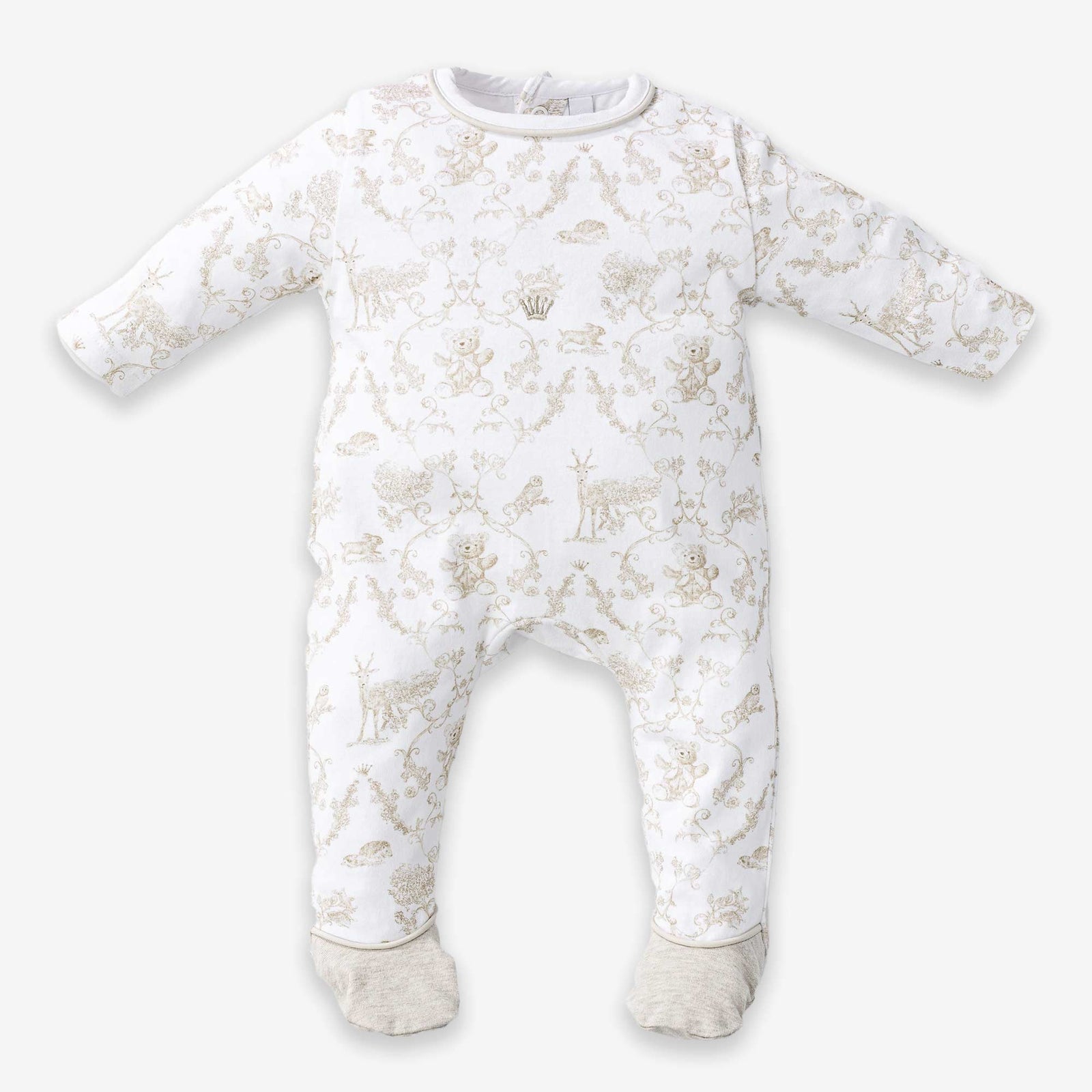 First Unisex-Strampler für Babys Weiß