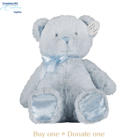 Superstellar x Sophia - Knuffelbeer Blauw 35 CM