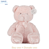 Superstellar x Sophia - Knuffelbeer Roze 35 CM
