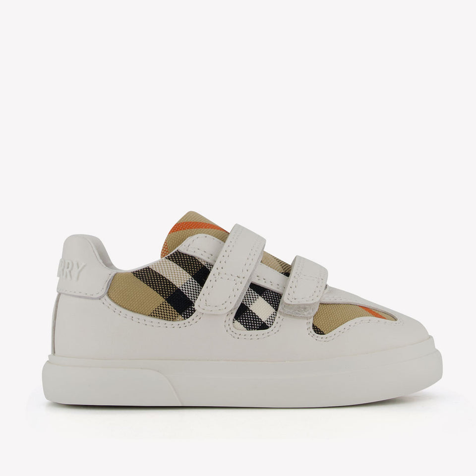 Burberry Unisex Sneakers In Wit