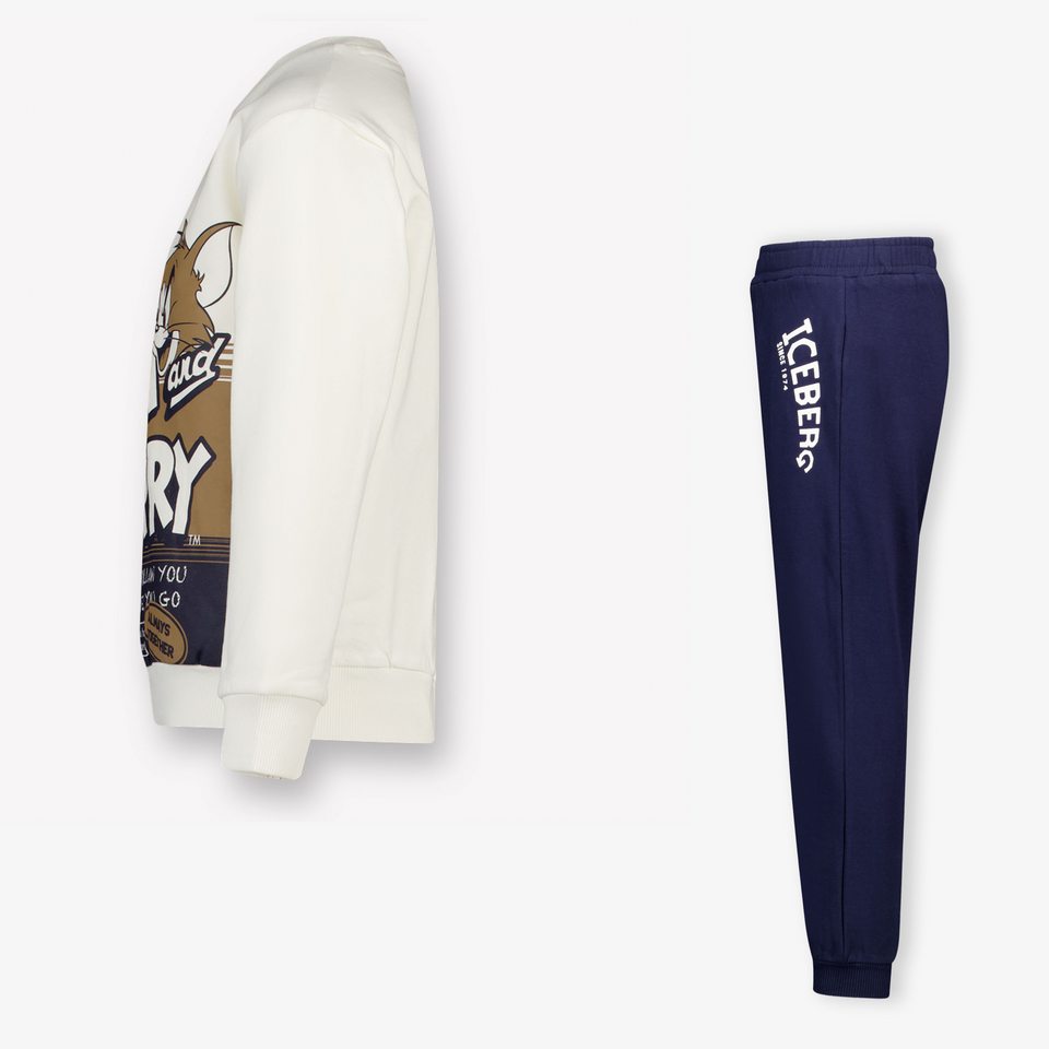 Iceberg Kinder Jongens Joggingpak In Off White