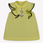 Fendi Baby Meisjes Jurk In Geel