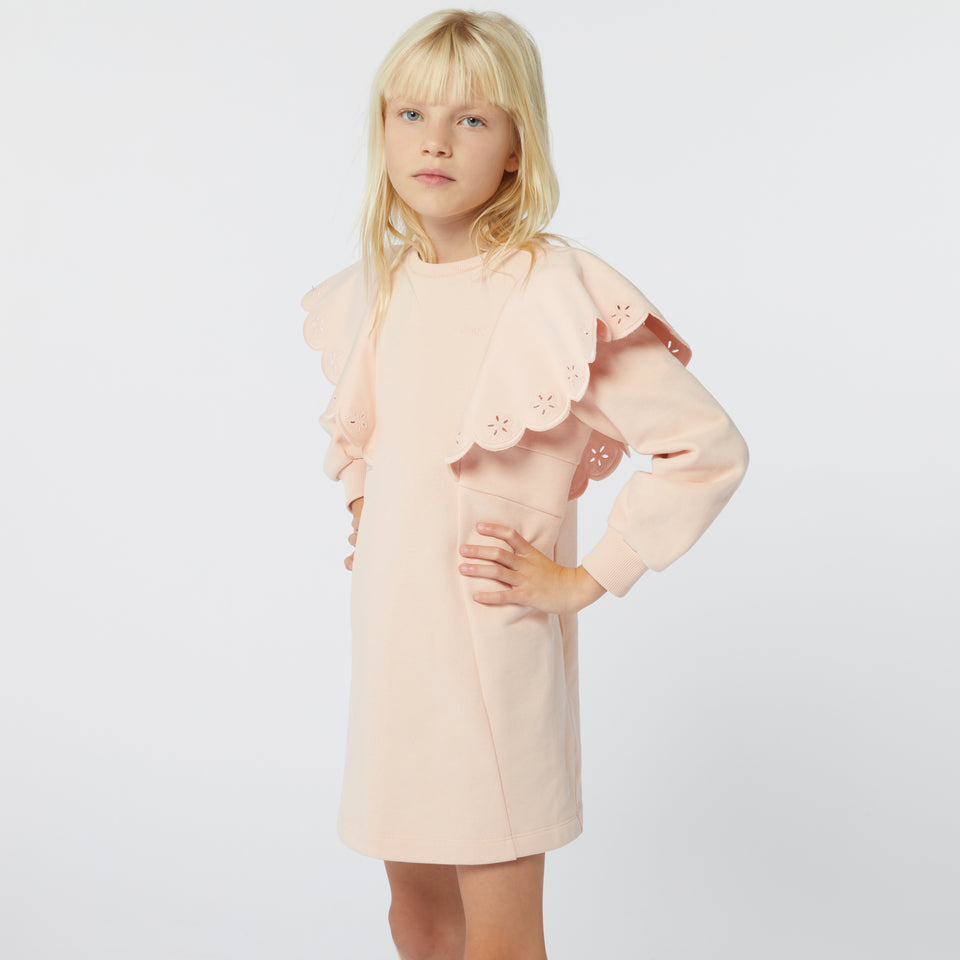 Chloé Meisjes Jurk Licht Roze