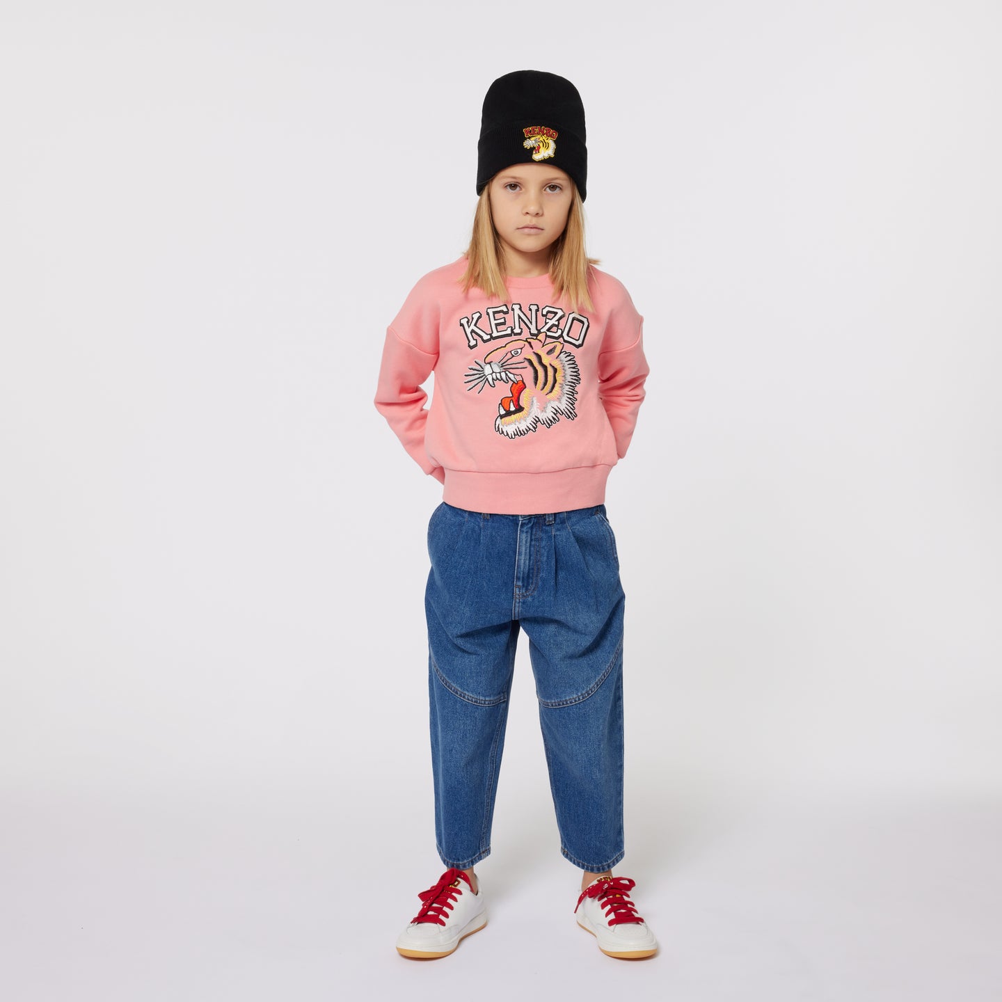 Kenzo Kids Meisjes Trui Licht Roze 4Y