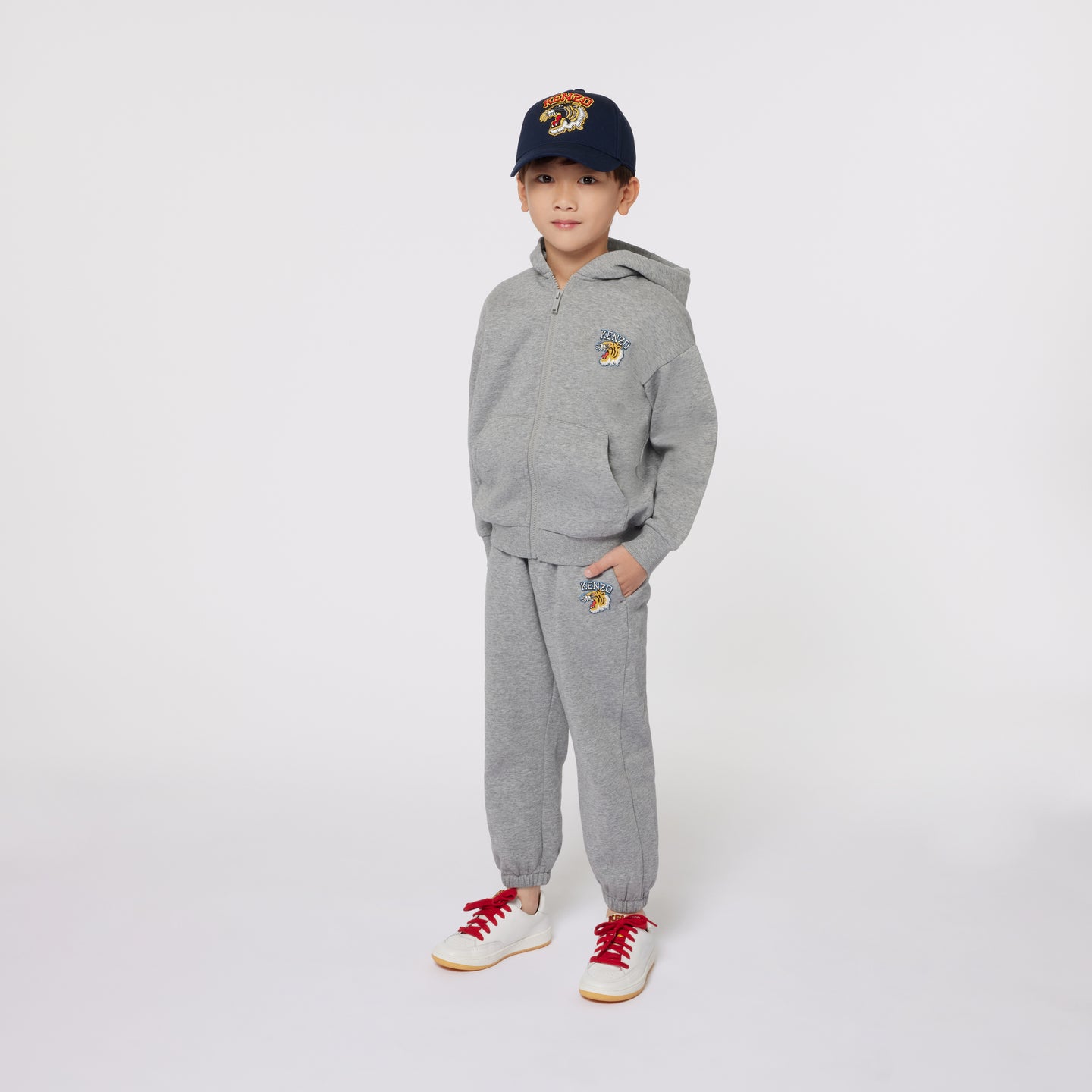 Kenzo Kids Boys jogging suit Gray