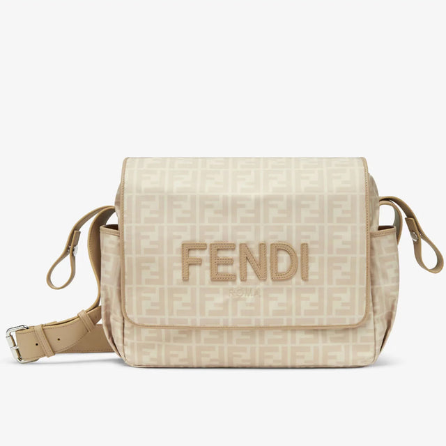 Fendi Baby Unisex Wickeltasche Beige