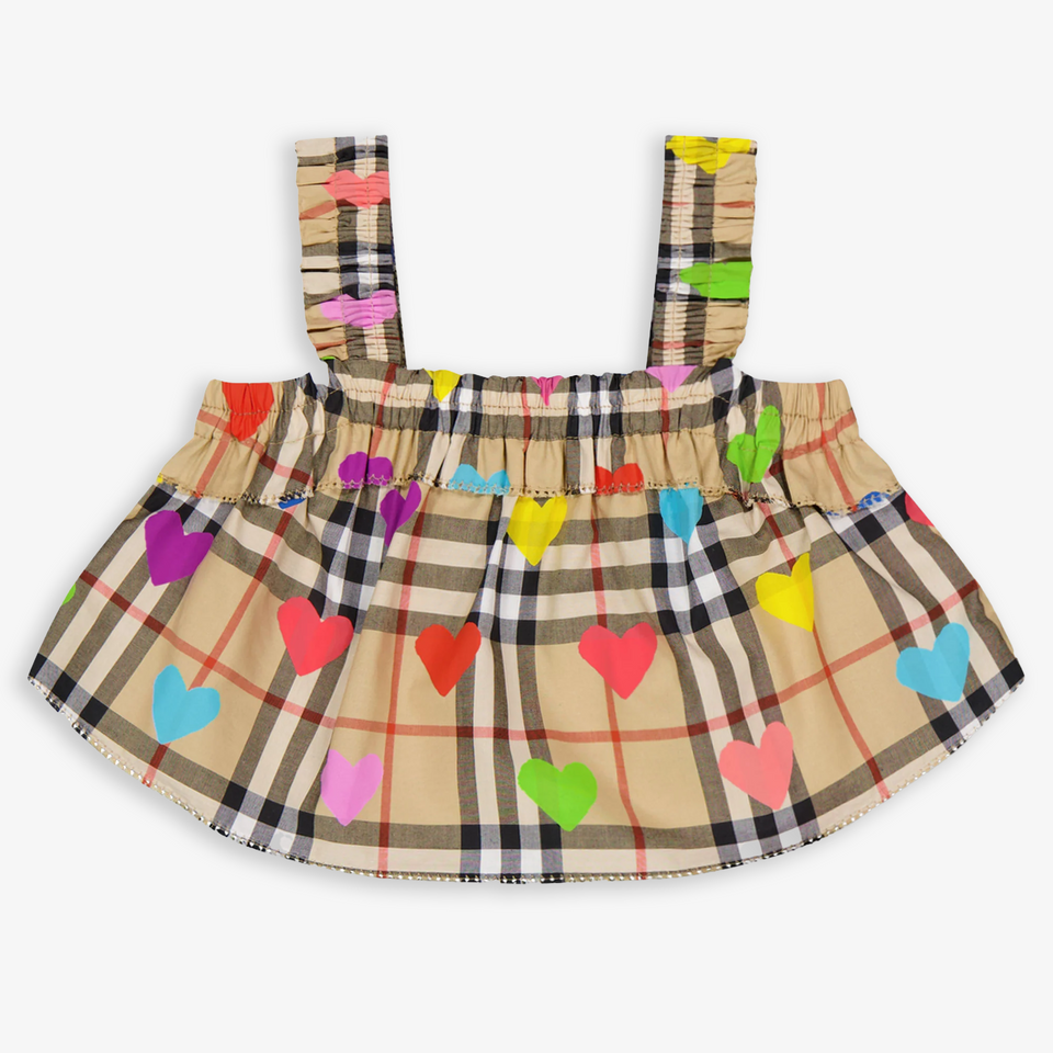 Burberry Gabi Baby Mädchen T-Shirt In Beige