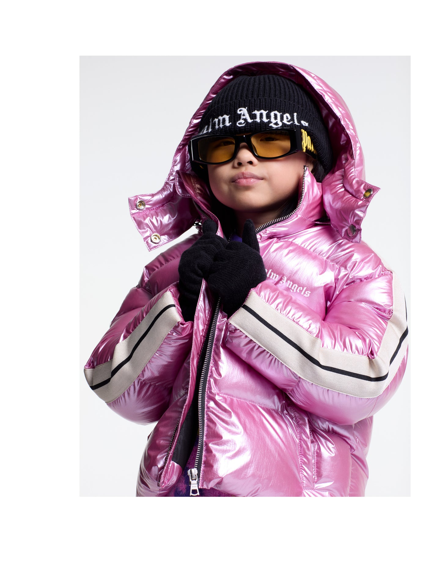 Palm Angels Chicas Abrigo de invierno Rosa