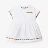 Burberry Léa bébé Filles Habillez-vous Blanc