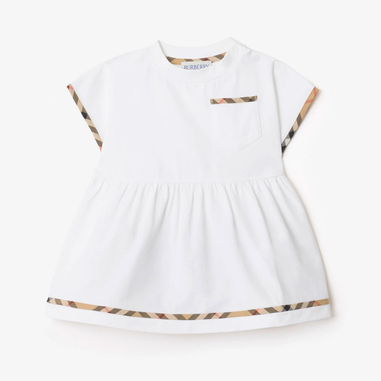 Burberry Léa bébé Filles Habillez-vous Blanc