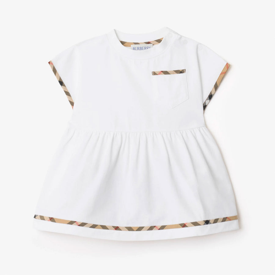 Burberry Léa bébé Filles Habillez-vous Blanc