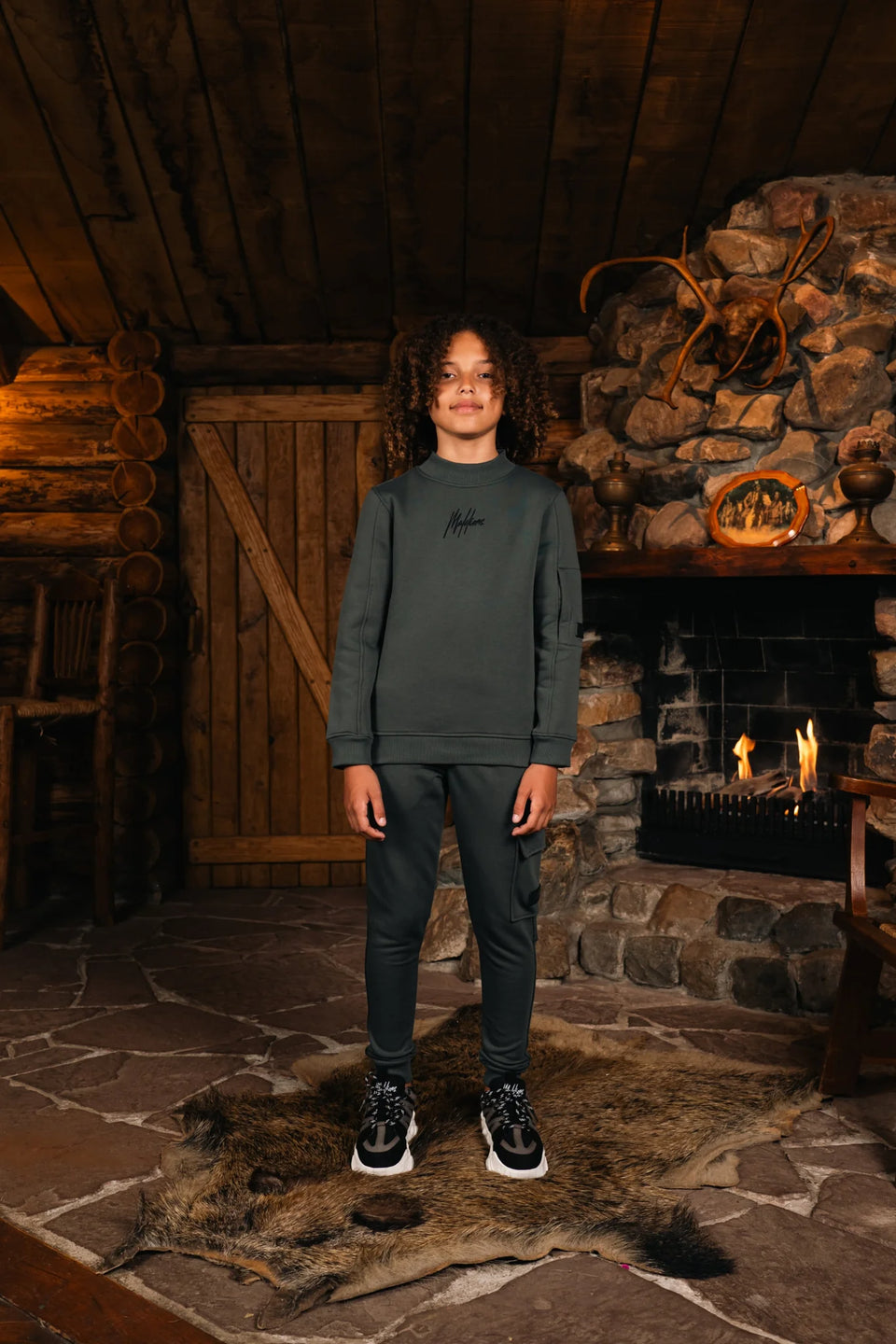 Malelions Unisex -Pullover Grün