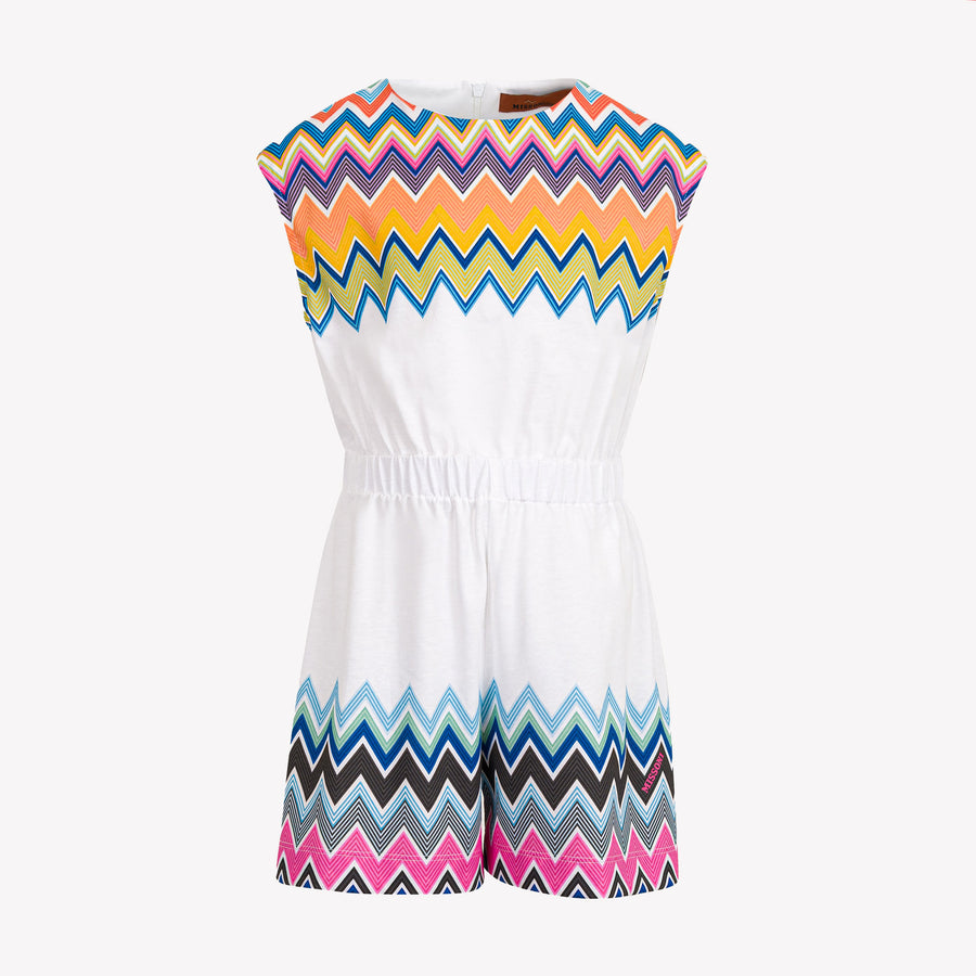 Missoni Niño Chicas Mono Blanco