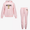 Moschino Enfant Unisexe Costume de jogging Rose Léger