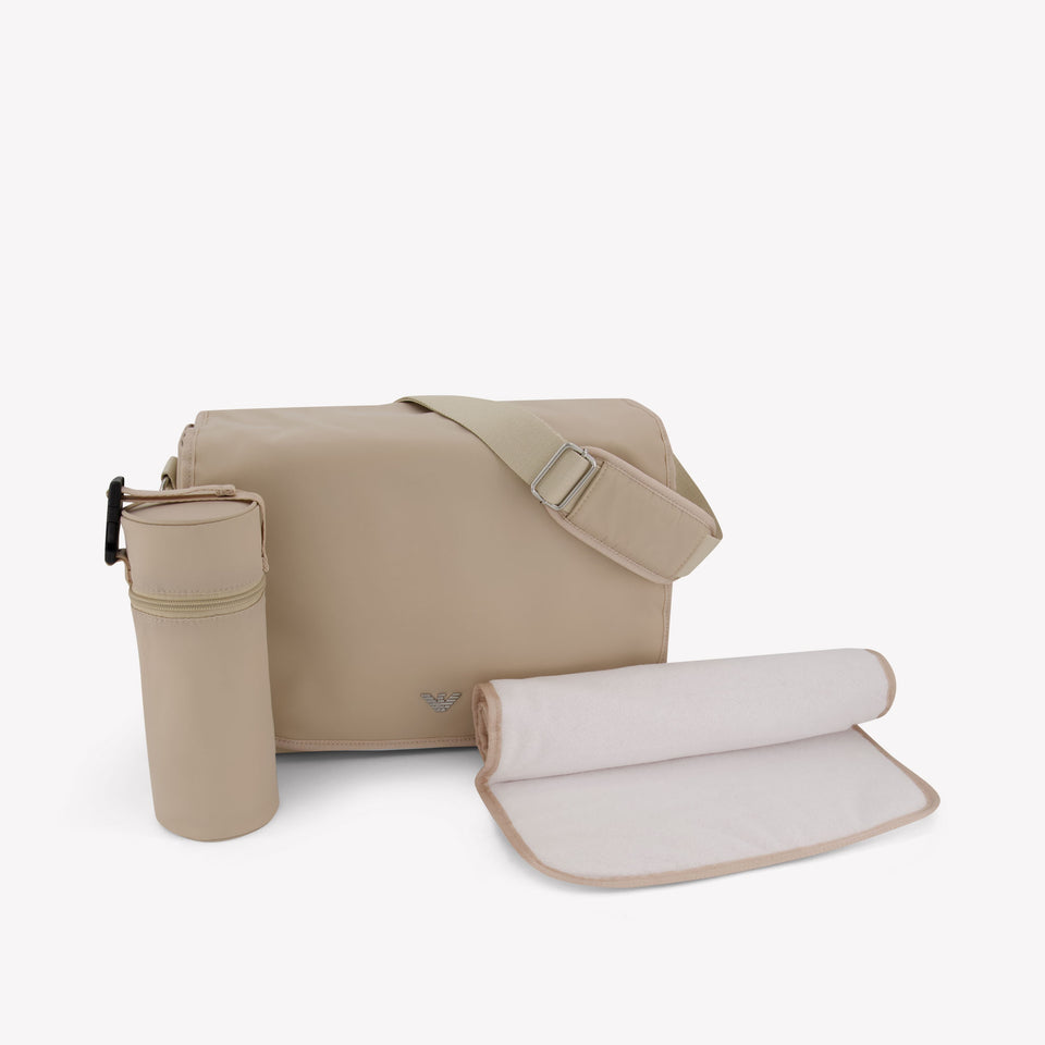 Armani Baby Unisex Borsa per pannolini dentro Beige