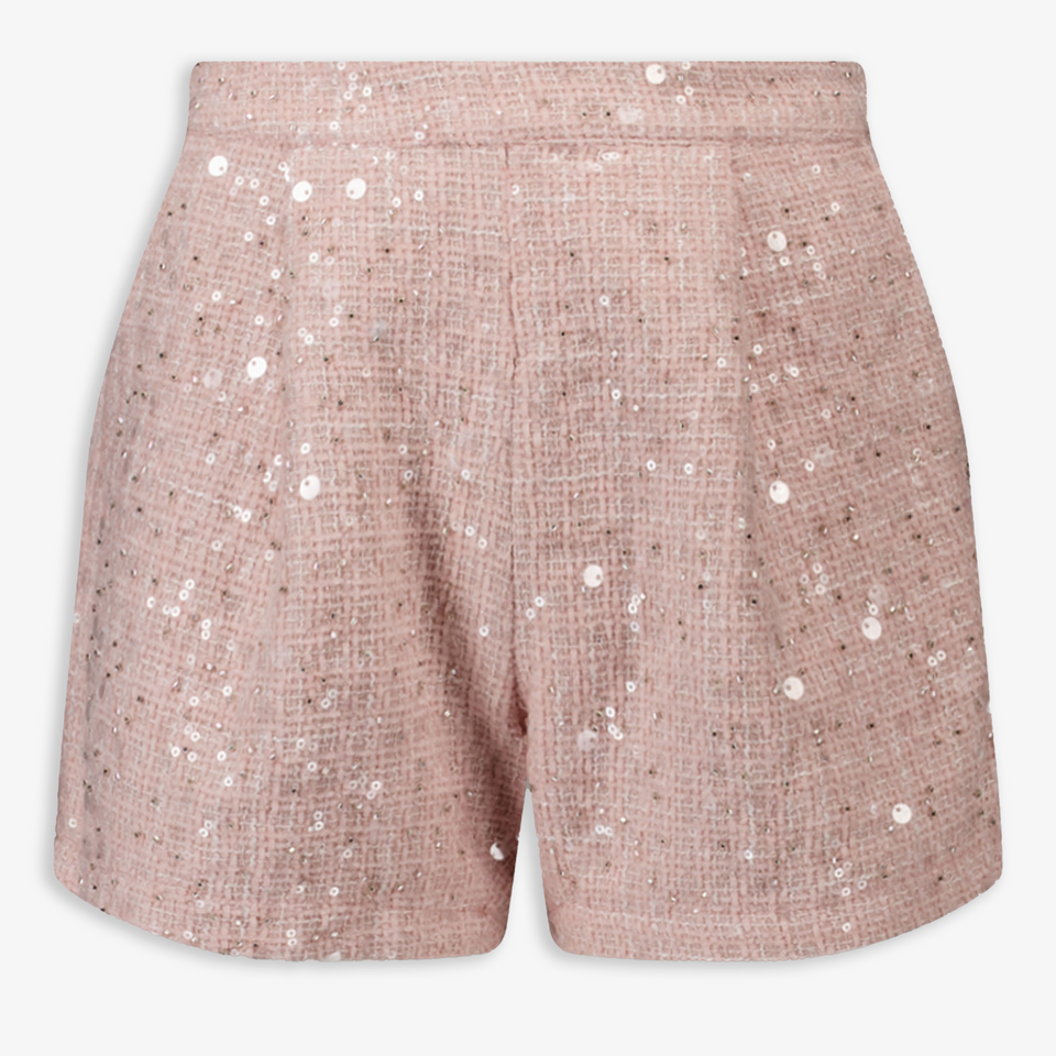 Prinsessefin Enfant Filles Short dans Rose Léger