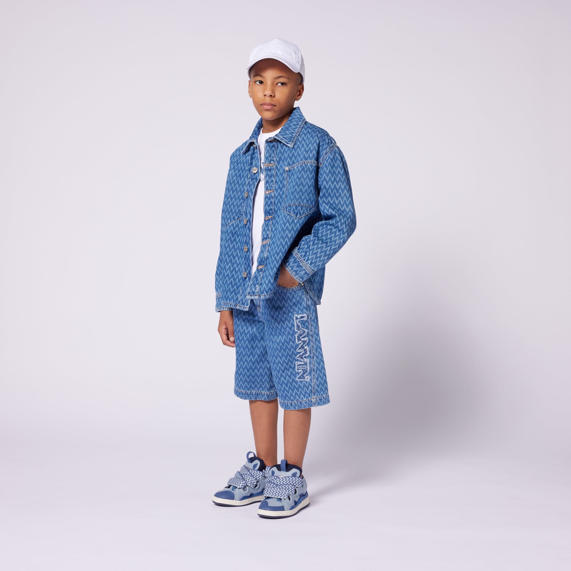 Lanvin Kinder Chicos Blusa en Azul