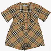 Burberry Baby Girls Jumpsuit bege