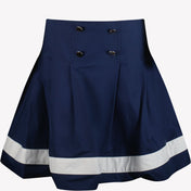 Monnalisa Children's Girls Skirt Navy