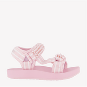 Sandály s dívčími sandály Monennalisa světle růžové