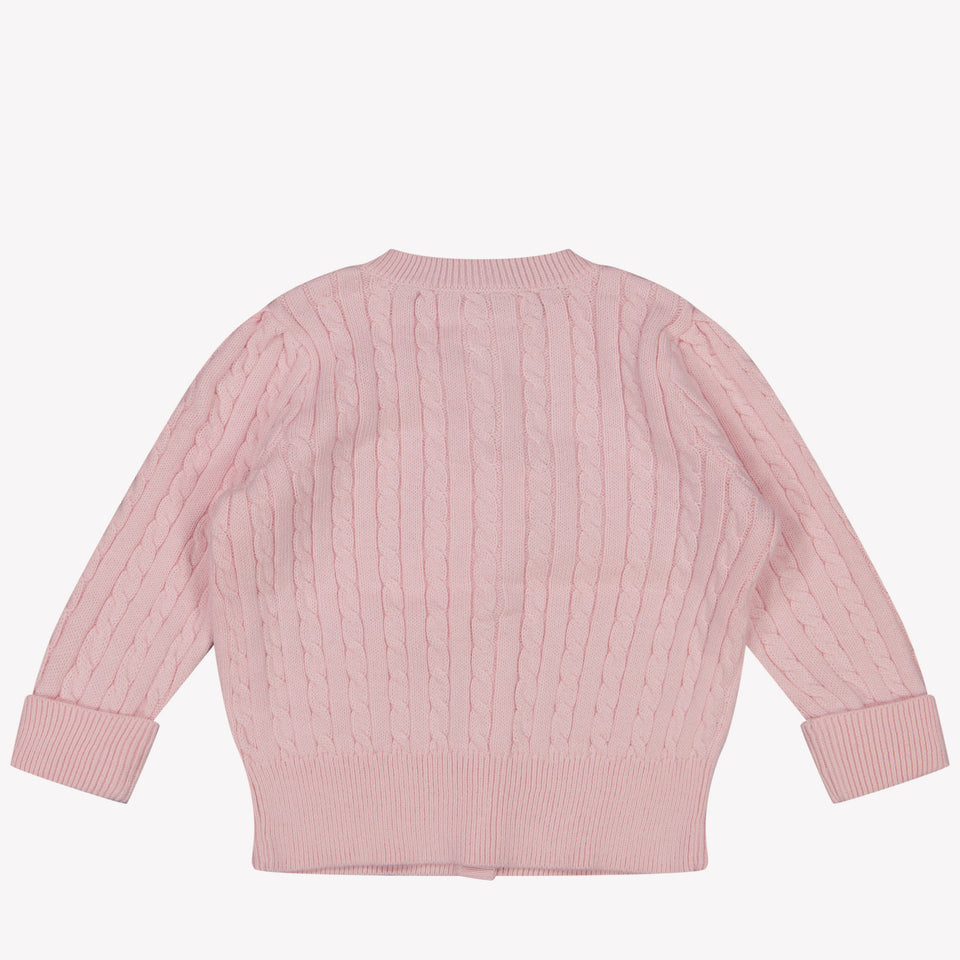 Ralph Lauren Bebé Chicas Chaleco Rosa claro