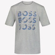 Boss Chicos Camiseta Gris