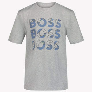 Boss Jungen T-Shirt Grau