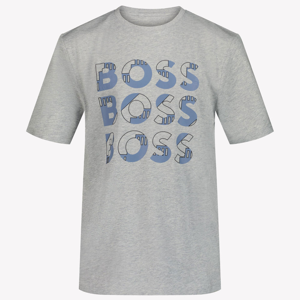 Boss Chicos Camiseta Gris