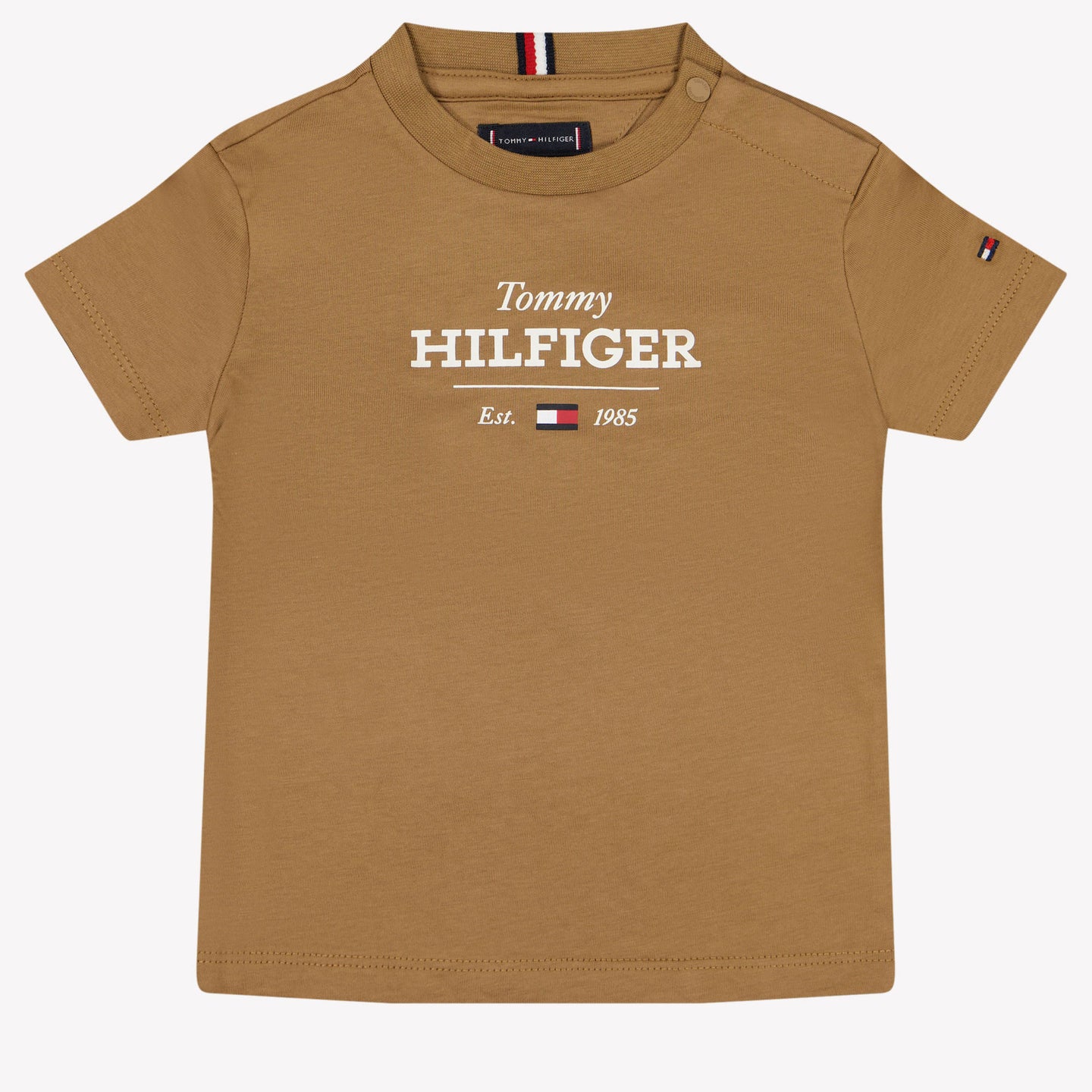 Tommy Hilfiger Baby Jungen T-Shirt Kamel