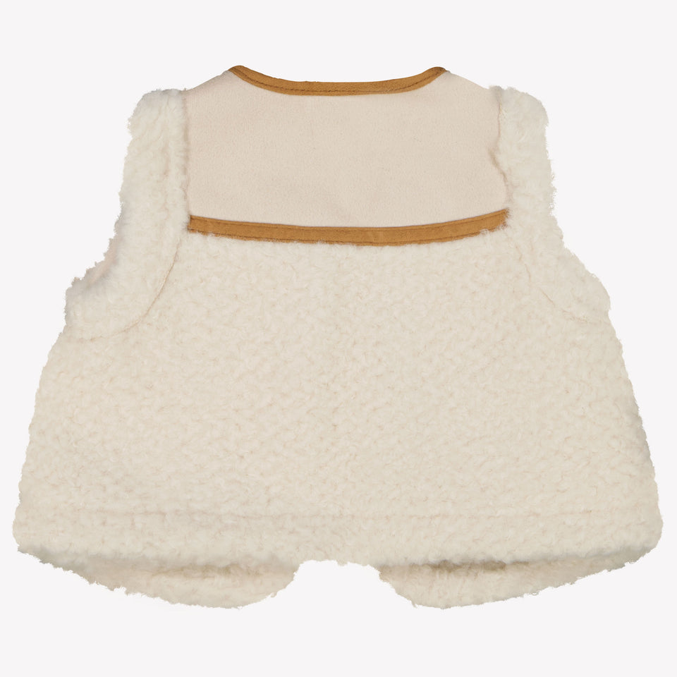 Chloé Baby Mädchen Gilets von Weiß