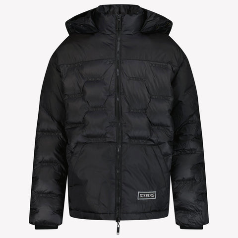 Iceberg Enfant Garçons Manteau d'hiver Noir