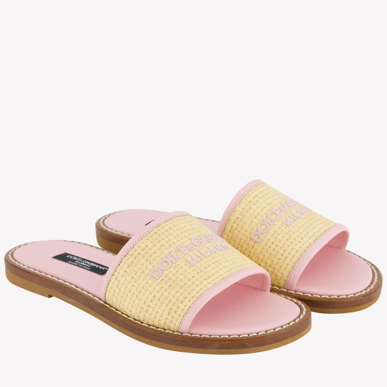 Dolce & Gabbana Ragazze Pantofole Beige