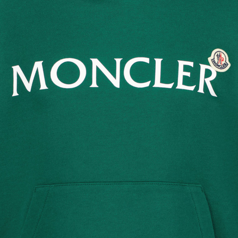 Moncler Kinder Unisex -Pullover in Grün