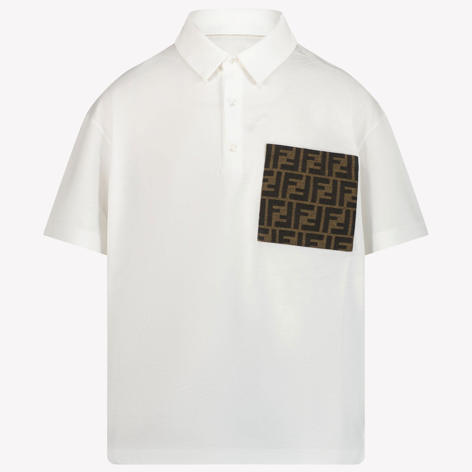 Fendi Ragazzo Ragazzi Polo Bianco