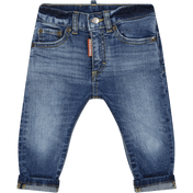 Dsquared2 baby unisex jeans blu