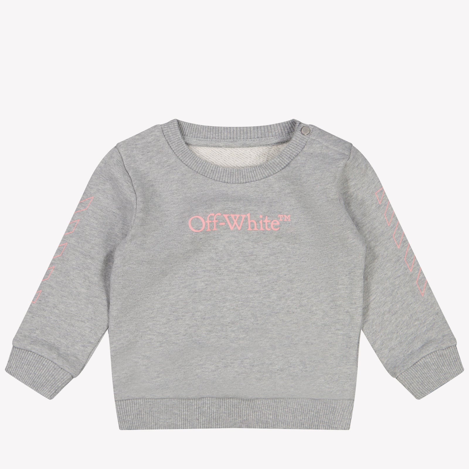 Off-White Baby Mädchen Pullover in Hellgrau