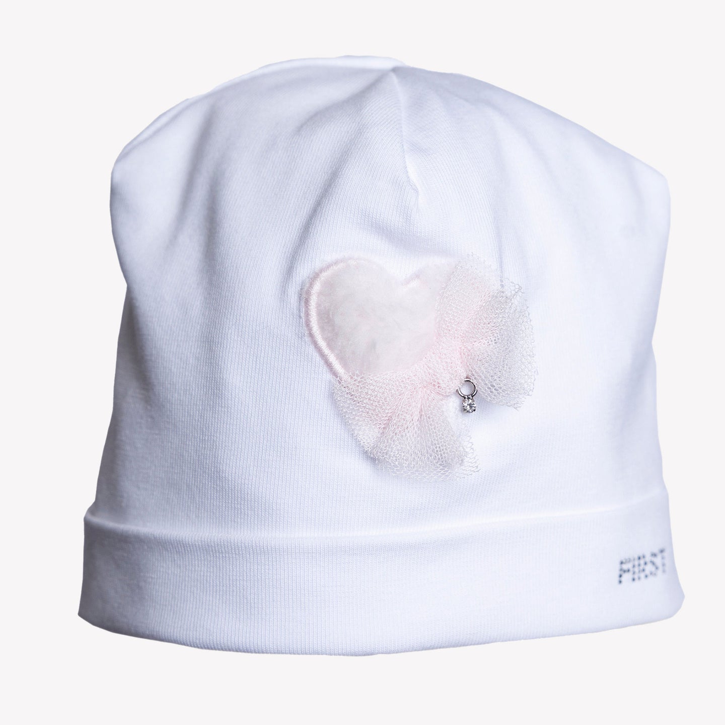 First Bébé Filles Bonnet Rose Léger