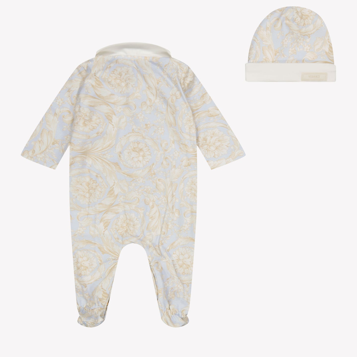 Versace Baby Girls boxing suit in Light Blue