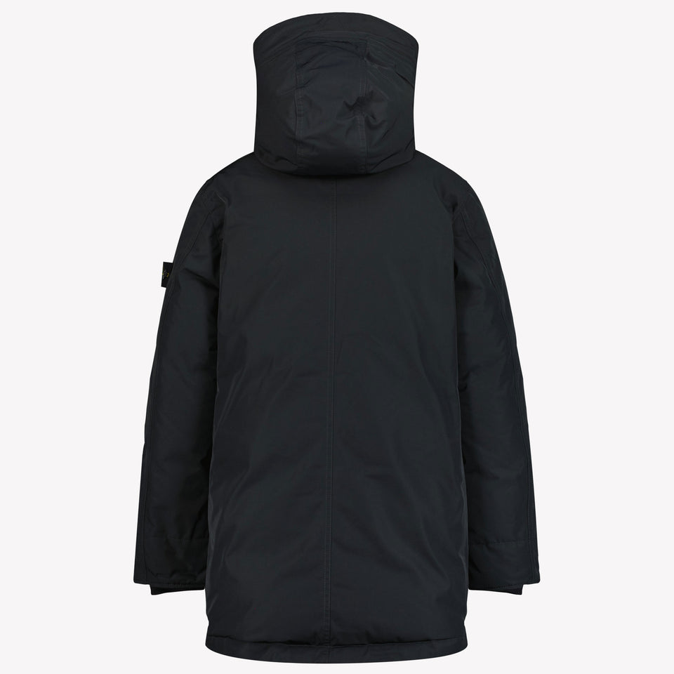 Stone Island Garçons Veste d'hiver Noir