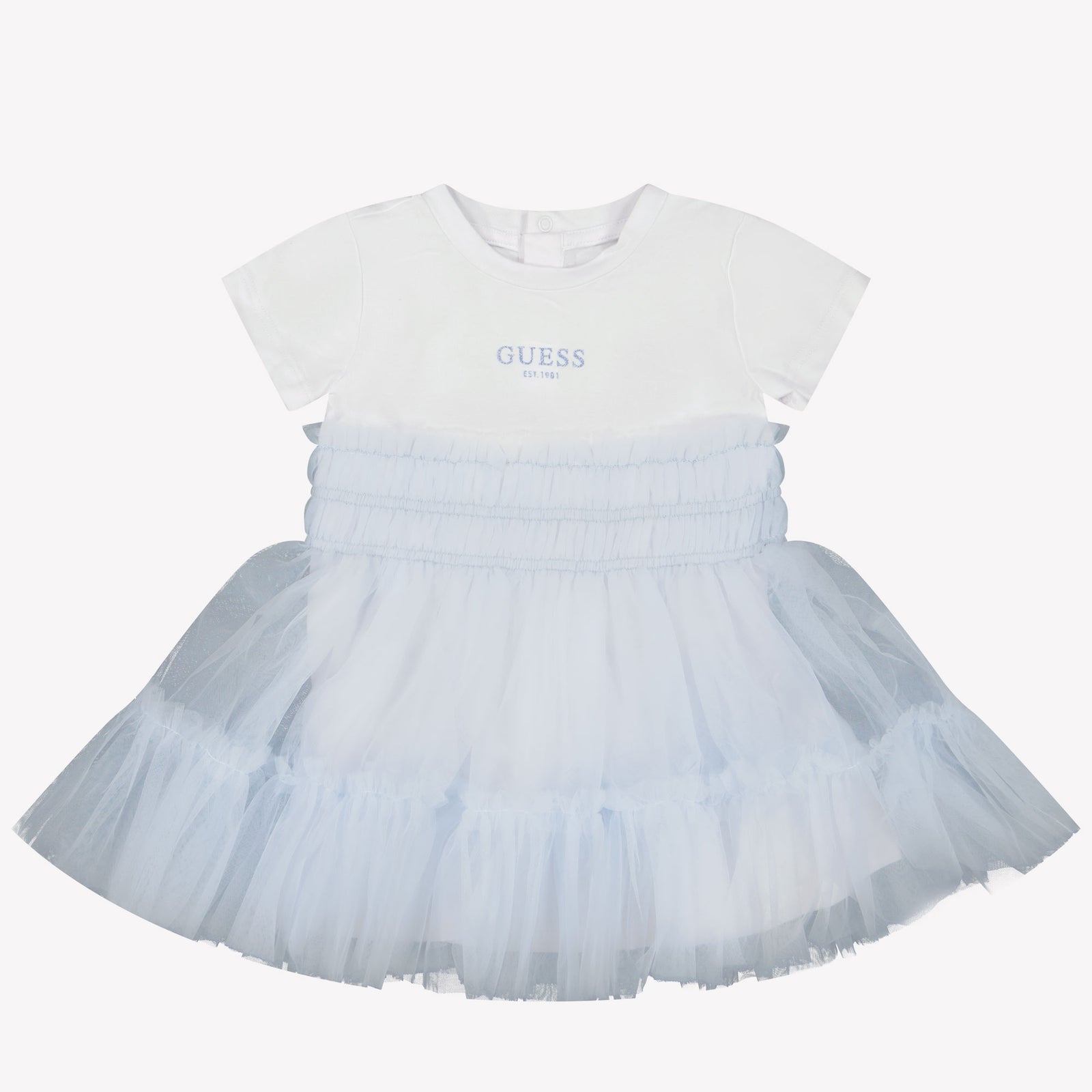 Guess Bébé Filles Robe Bleu Clair