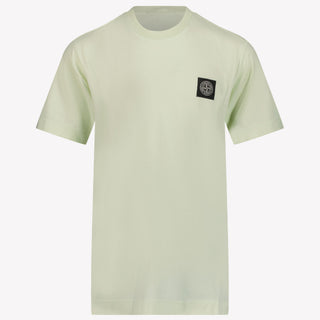 Stone Island Kinderjungen im T-Shirt Limette