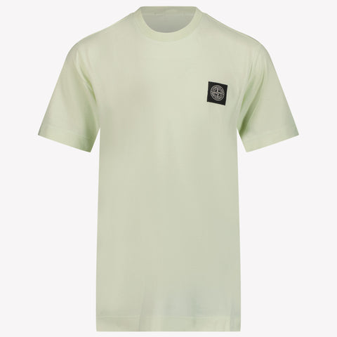 Stone Island Enfant Garçons T-shirt en citron vert